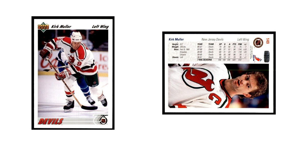 1991 Upper Deck Kirk Muller Hockey Cards #149