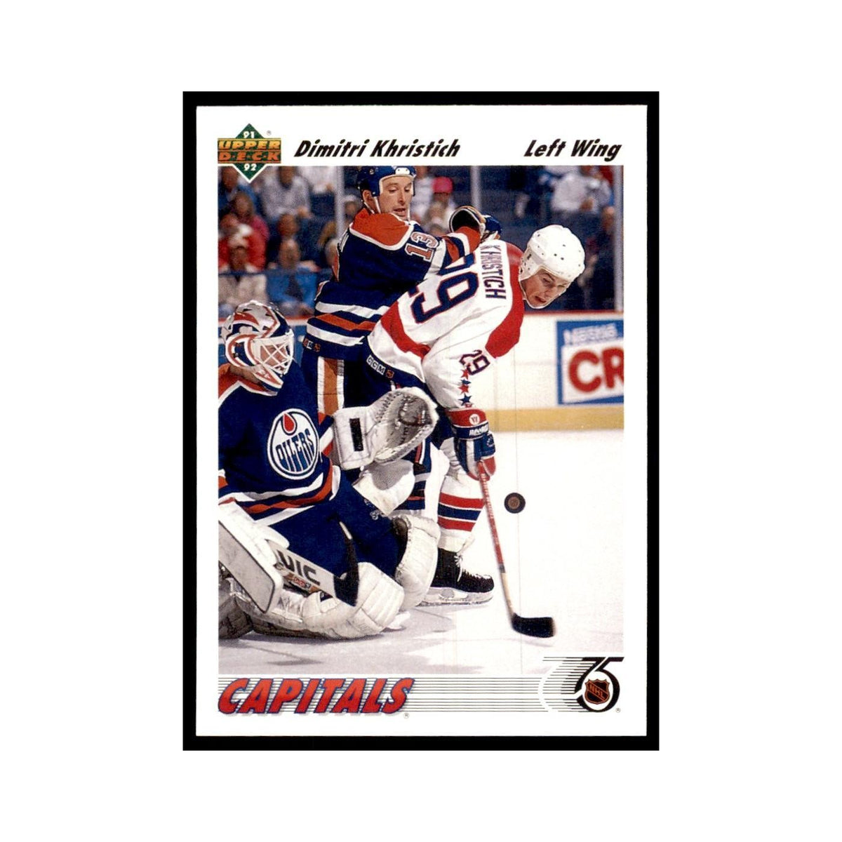 1991 Upper Deck Dmitri Khristich Hockey Cards #157