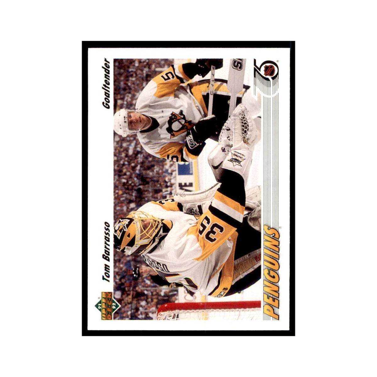 1991 Upper Deck Tom Barrasso Hockey Cards #116