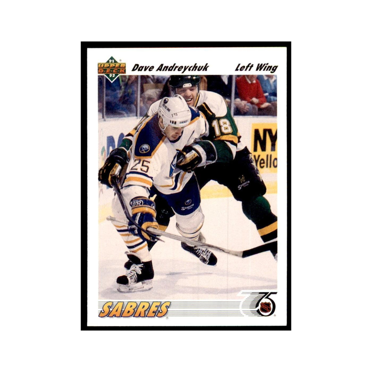 1991 Upper Deck Dave Andreychuk Hockey Cards #124