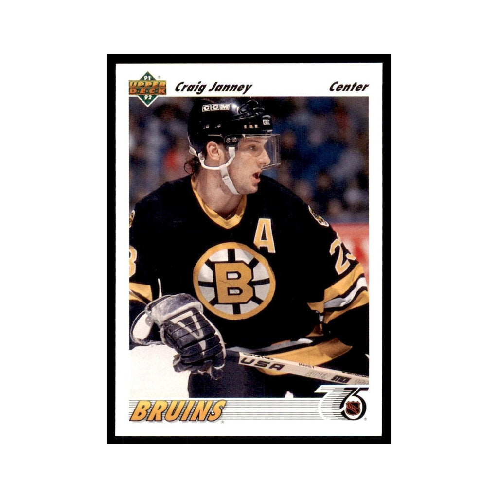1991 Upper Deck Craig Janney Hockey Cards #128