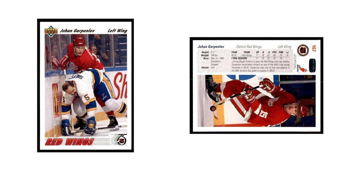 1991 Upper Deck Johan Garpenlov #167