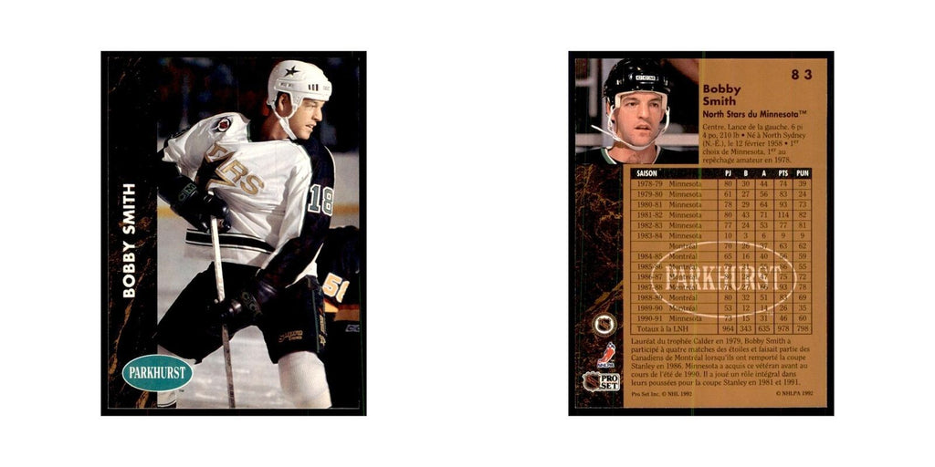 1991 Parkhurst French Bobby Smith Hockey Cards #83