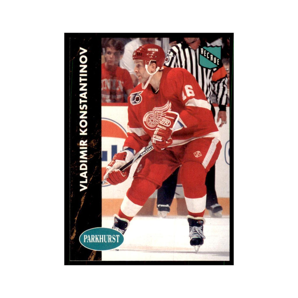 1991 Parkhurst French Vladimir Konstantinov Hockey Cards #46