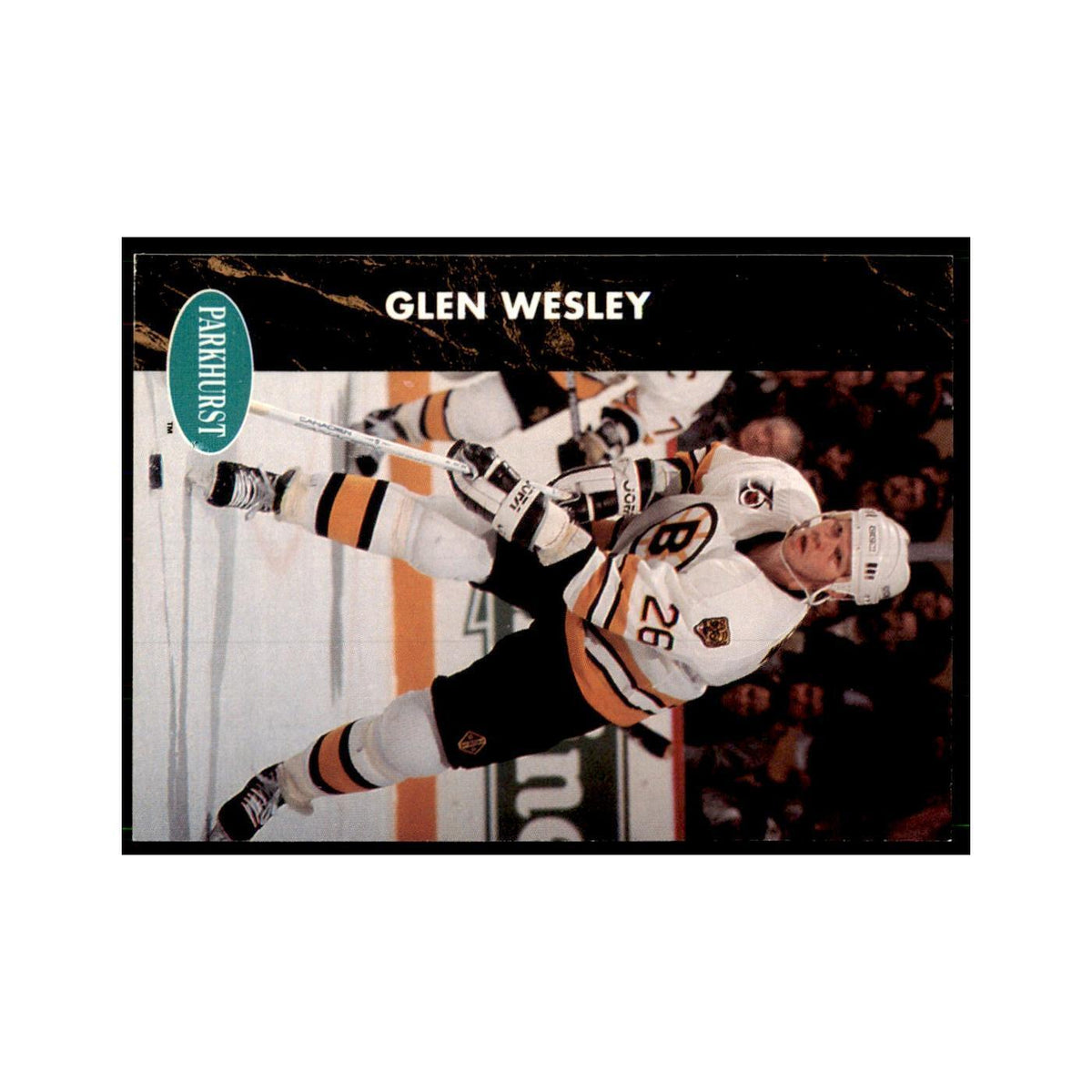 1991 Parkhurst French Glen Wesley Hockey Cards #5