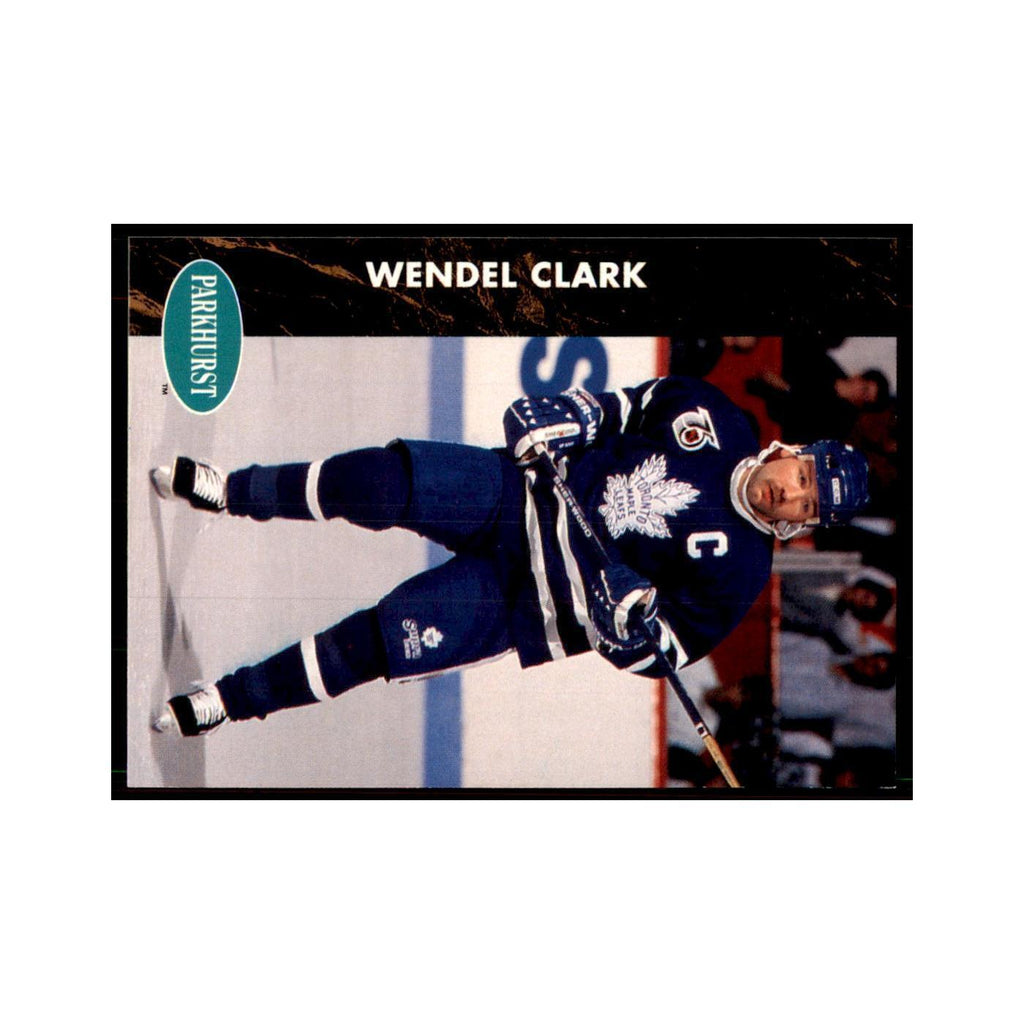 1991 Parkhurst French Wendel Clark Hockey Cards #170