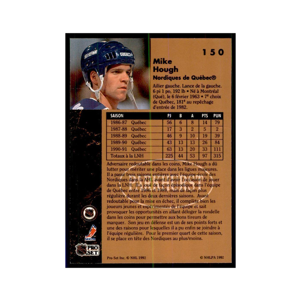 1991 Parkhurst French Mike Hough Hockey Cards #150