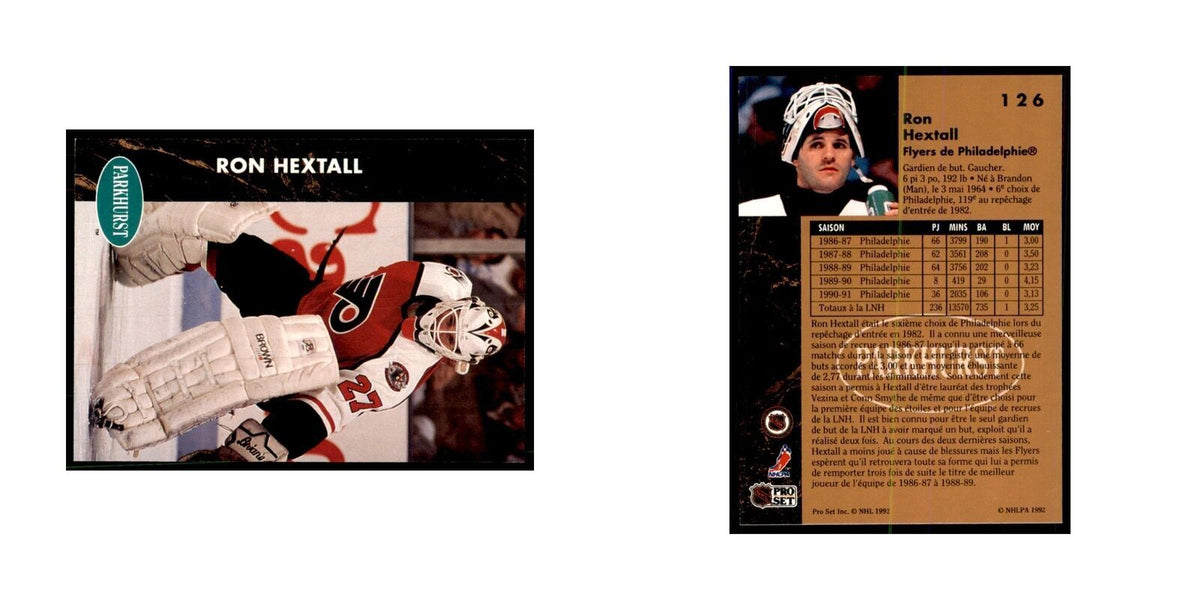 1991 Parkhurst French Ron Hextall Hockey Cards #126