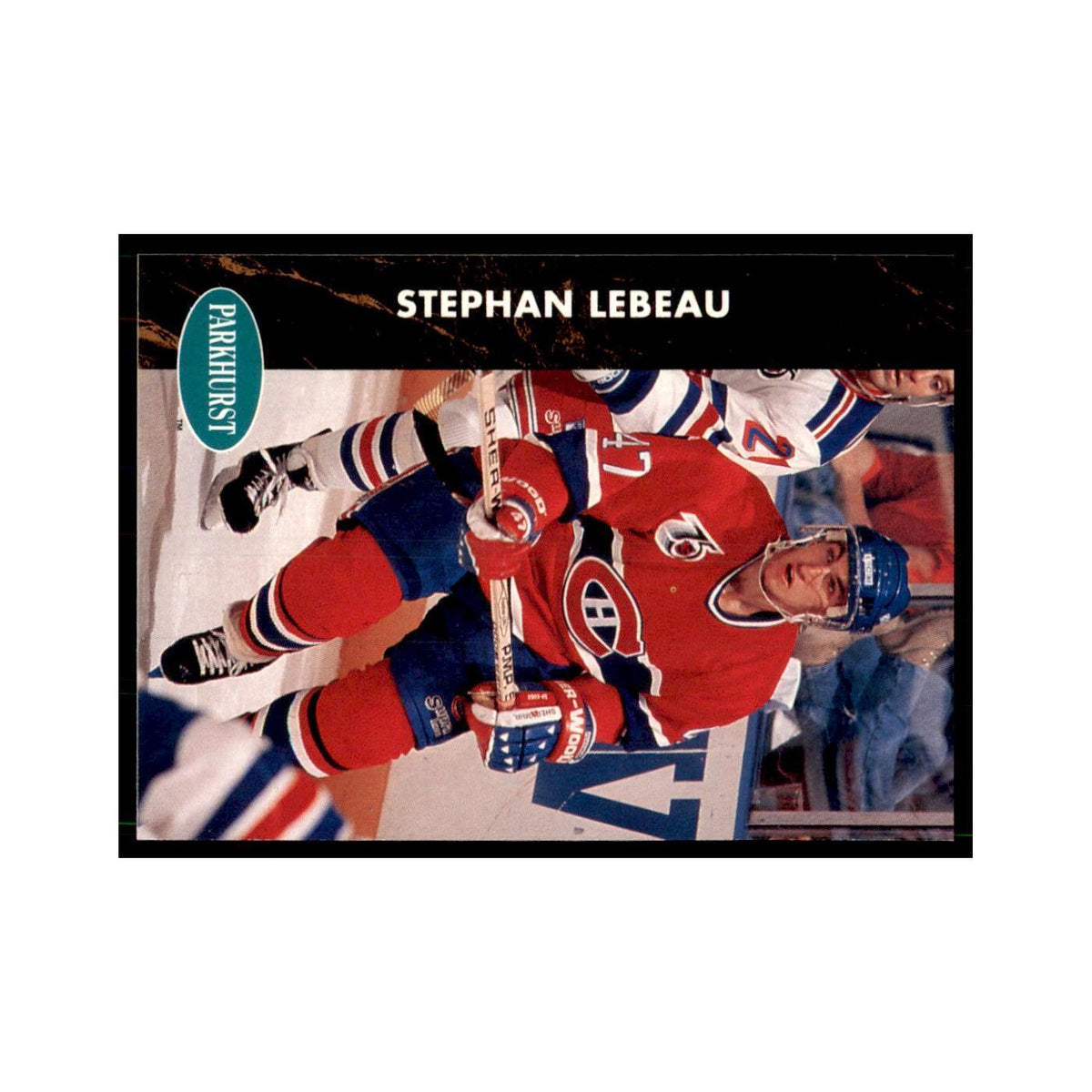 1991 Parkhurst French Stephan Lebeau Hockey Cards #87