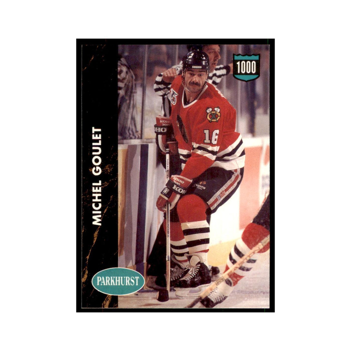 1991 Parkhurst French Michel Goulet Hockey Cards #215