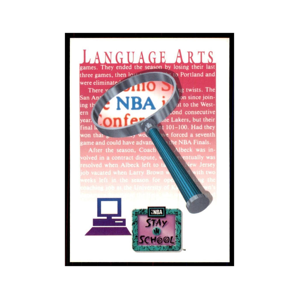 1991 SkyBox Language Arts Basketball Cards #338
