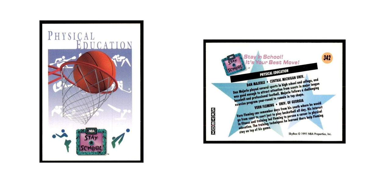 1991 SkyBox Physical Education Basketball Cards #342