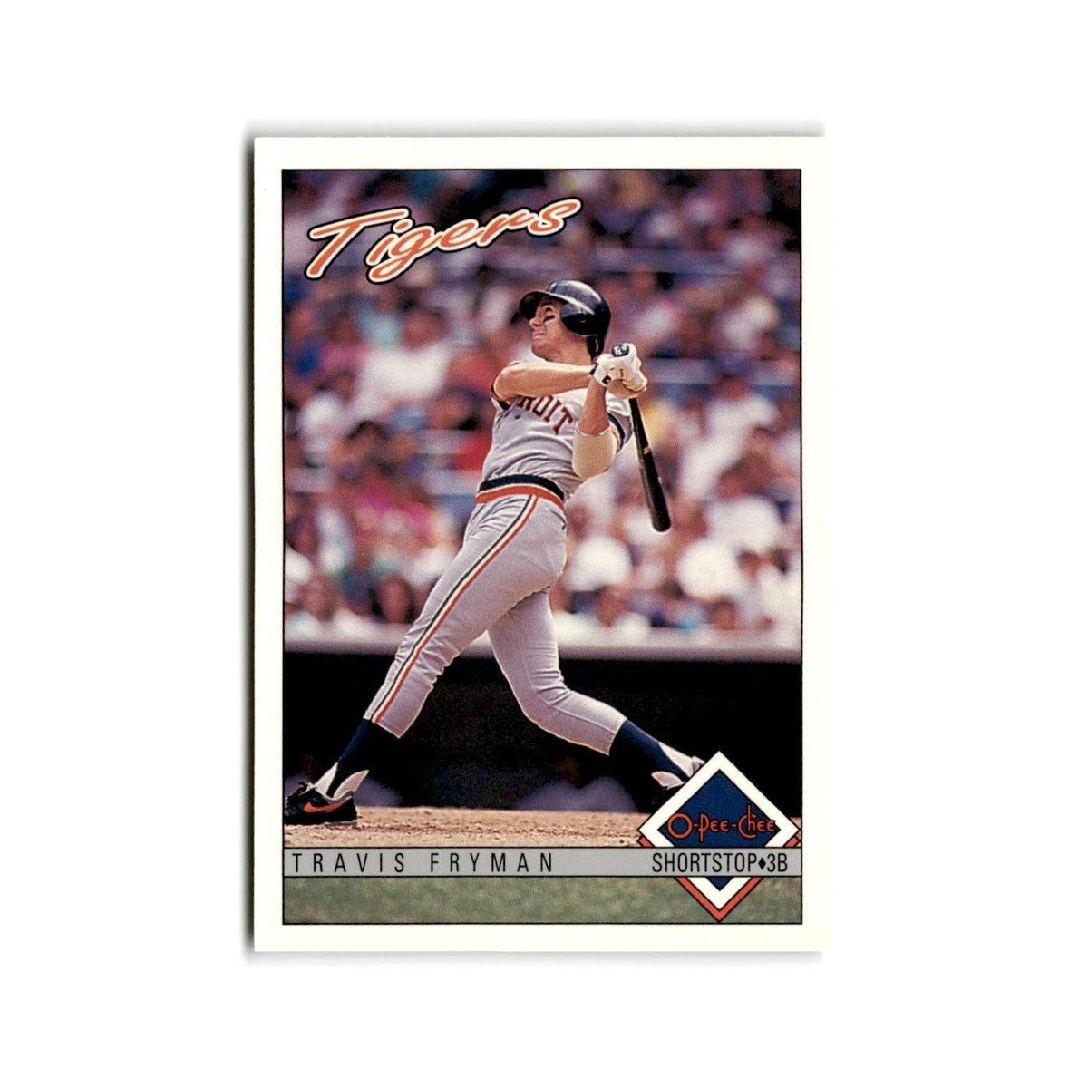 Travis Fryman 1993 O-Pee-Chee #76 Detroit Tigers Baseball Card NM