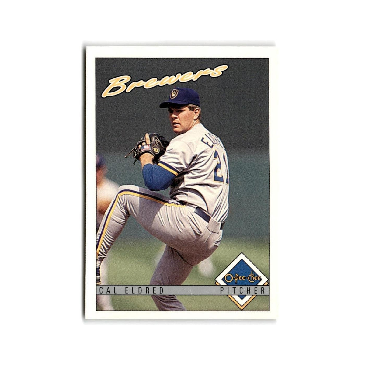 Cal Eldred 1993 O-Pee-Chee #85 Milwaukee Brewers Baseball Card NM