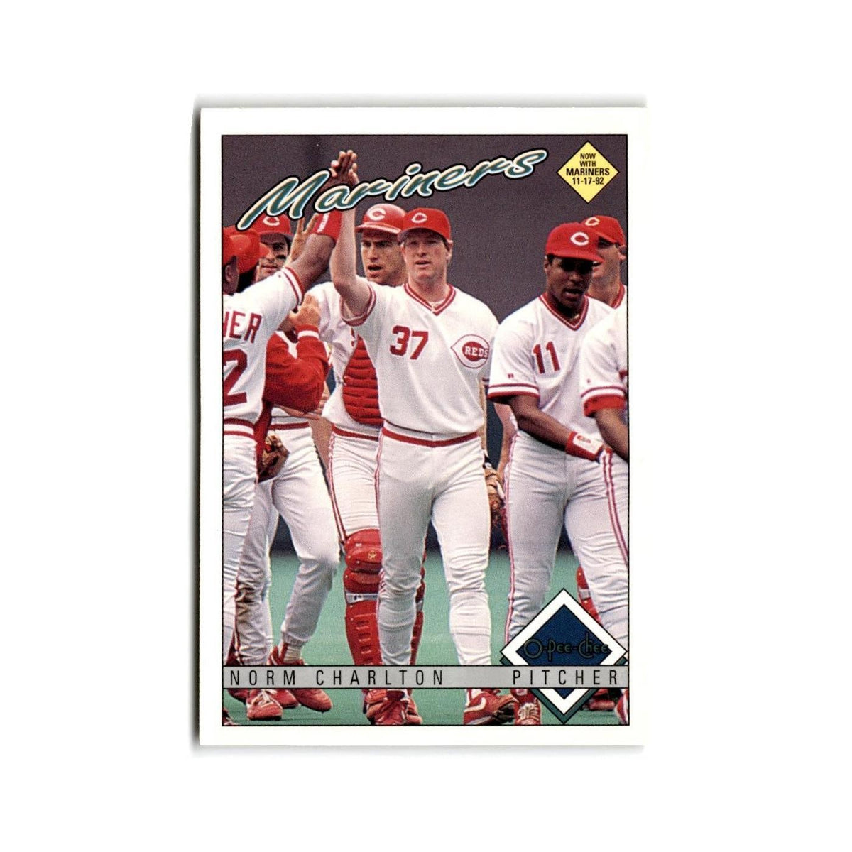 Norm Charlton 1993 O-Pee-Chee #98 Seattle Mariners Baseball Card NM