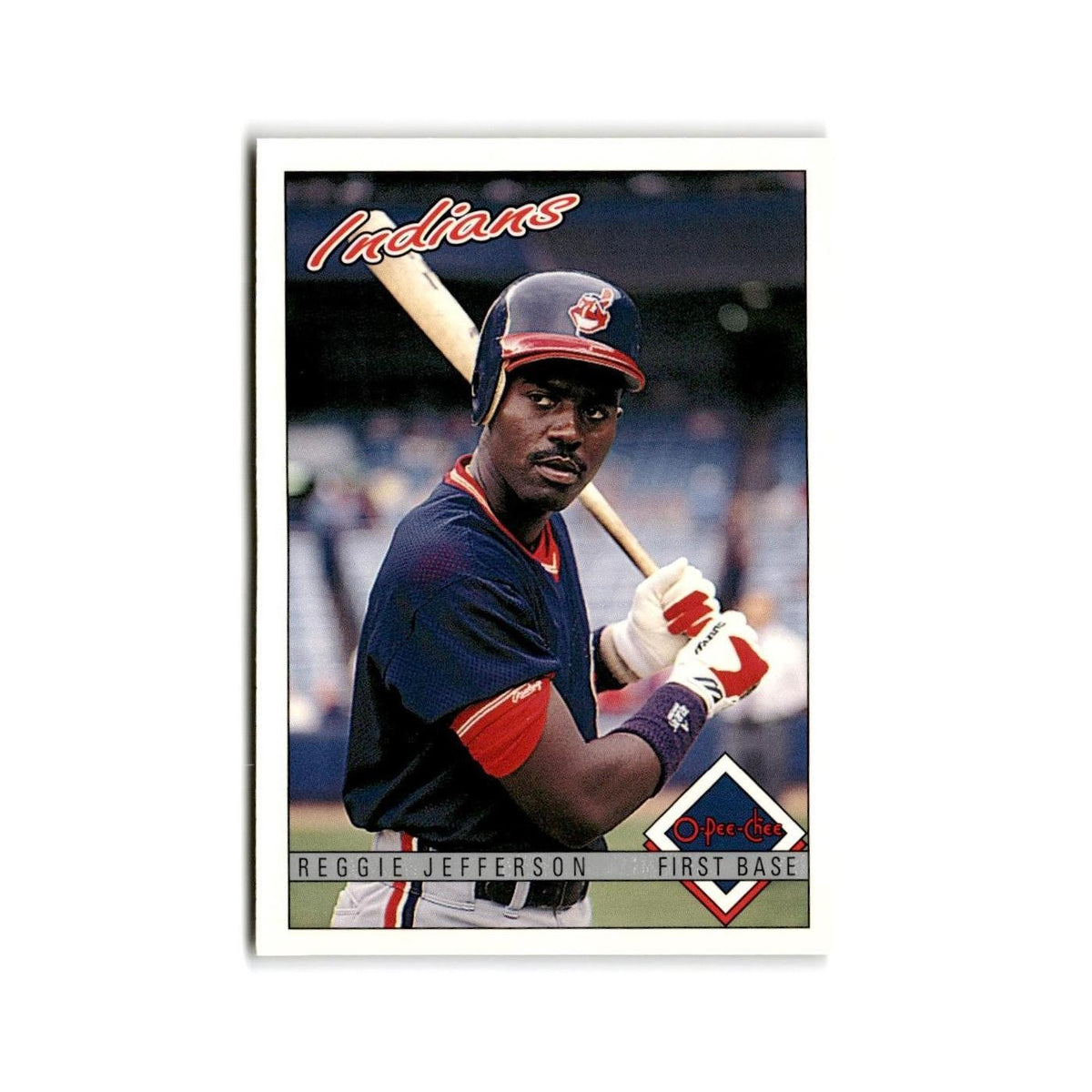 Reggie Jefferson 1993 O-Pee-Chee #163 Cleveland Indians Baseball Card NM