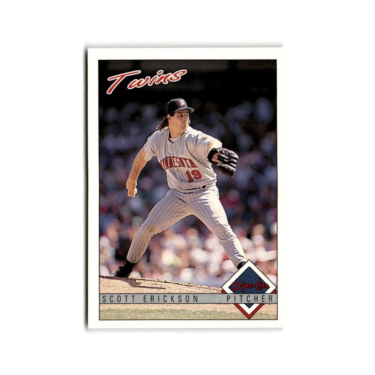 Scott Erickson 1993 O-Pee-Chee #77 Minnesota Twins Baseball Card NM
