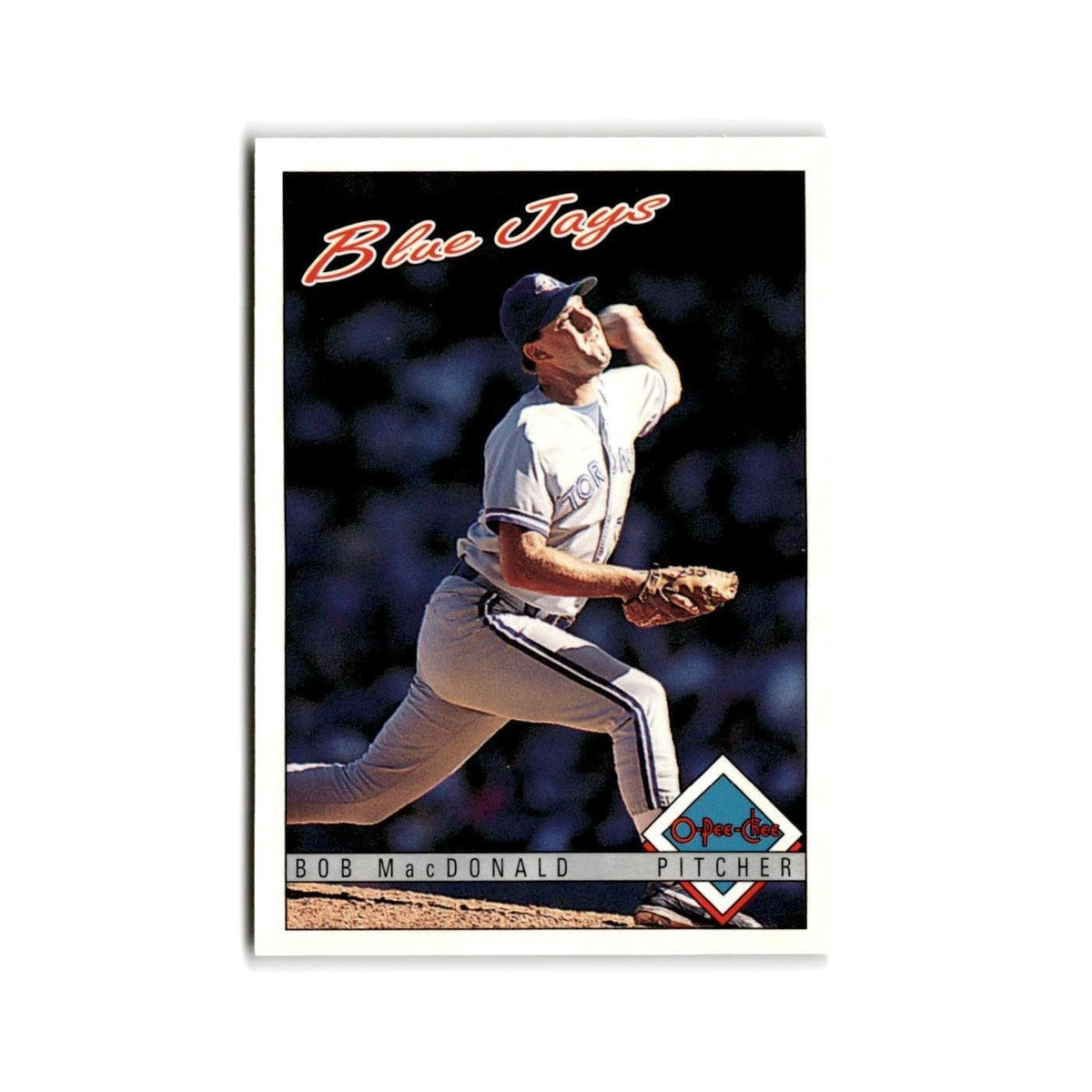 Bob MacDonald 1993 O-Pee-Chee #131 Toronto Blue Jays Baseball Card NM