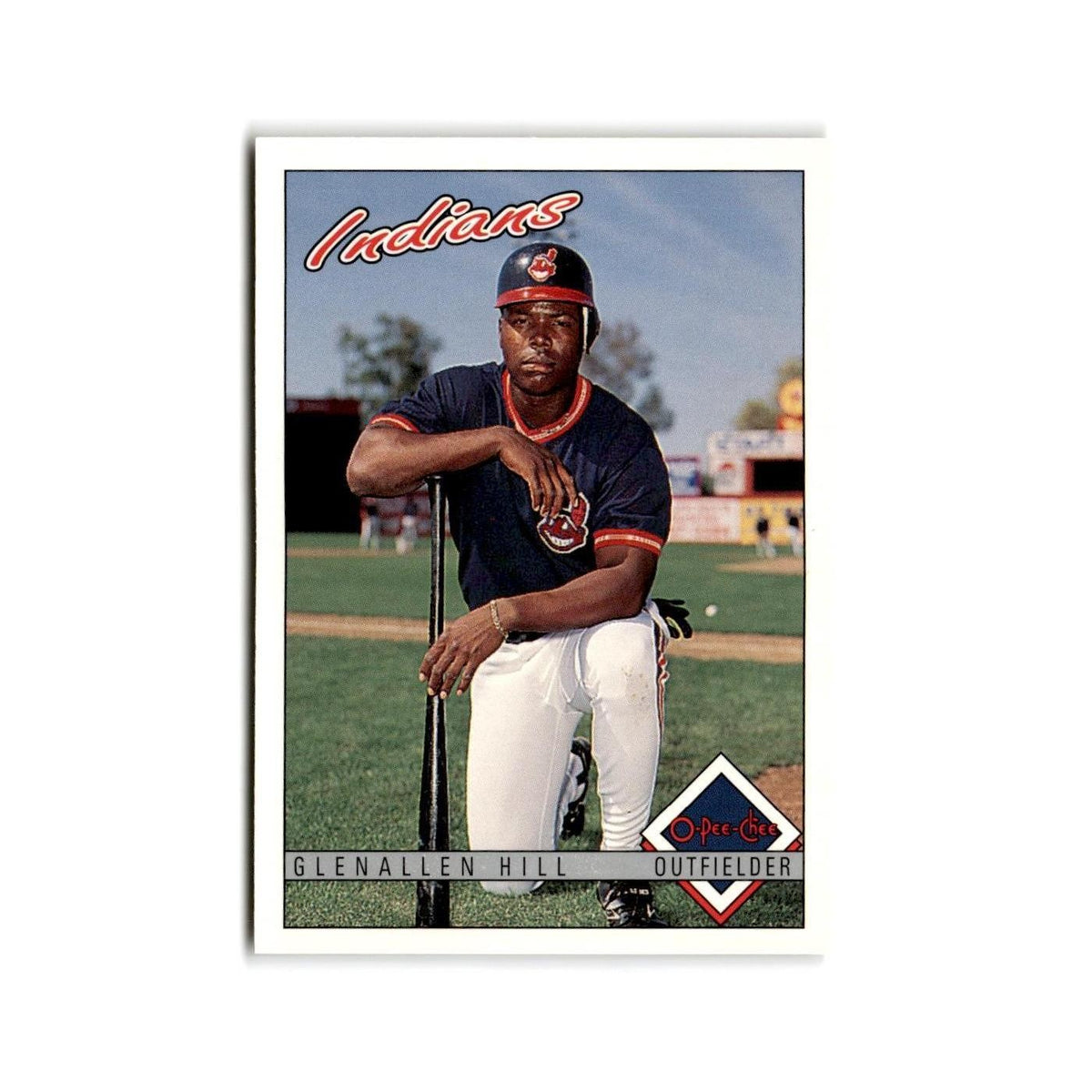 Glenallen Hill 1993 O-Pee-Chee #114 Cleveland Indians Baseball Card NM