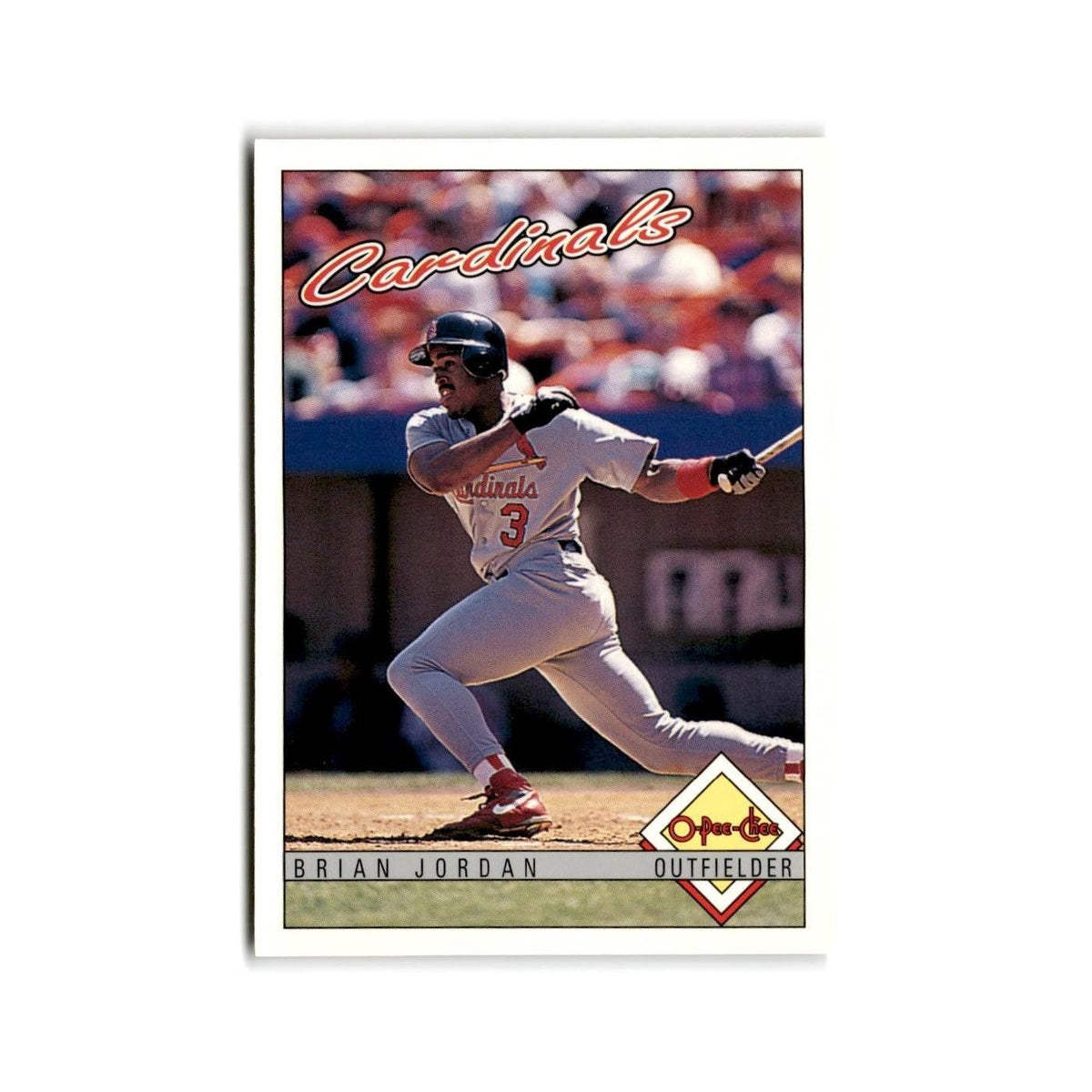 Brian Jordan 1993 O-Pee-Chee #134 St. Louis Cardinals Baseball Card NM