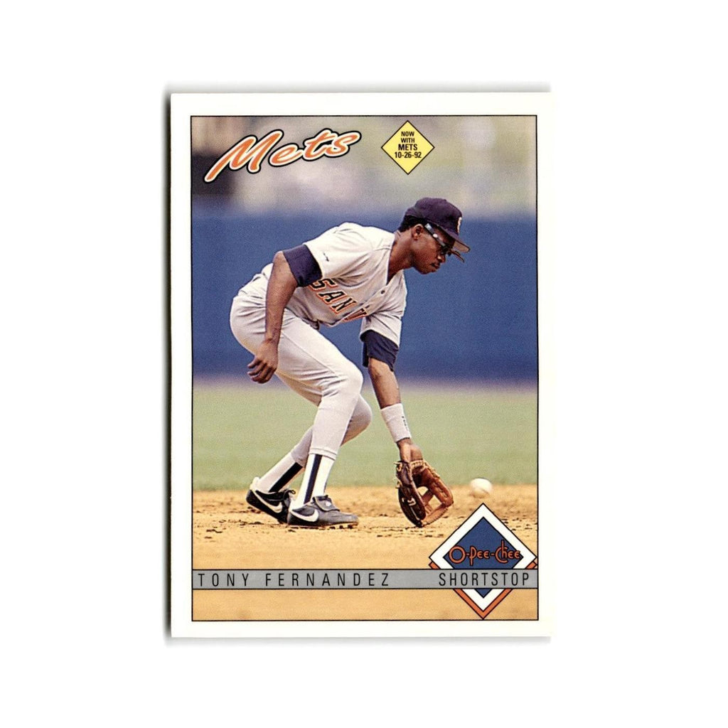 Tony Fernandez 1993 O-Pee-Chee #70 New York Mets Baseball Card NM
