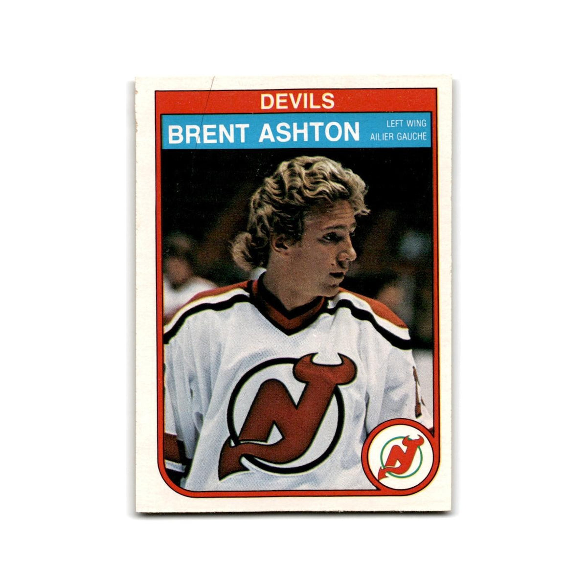 1982 O-Pee-Chee Brent Ashton RC New Jersey Devils #135