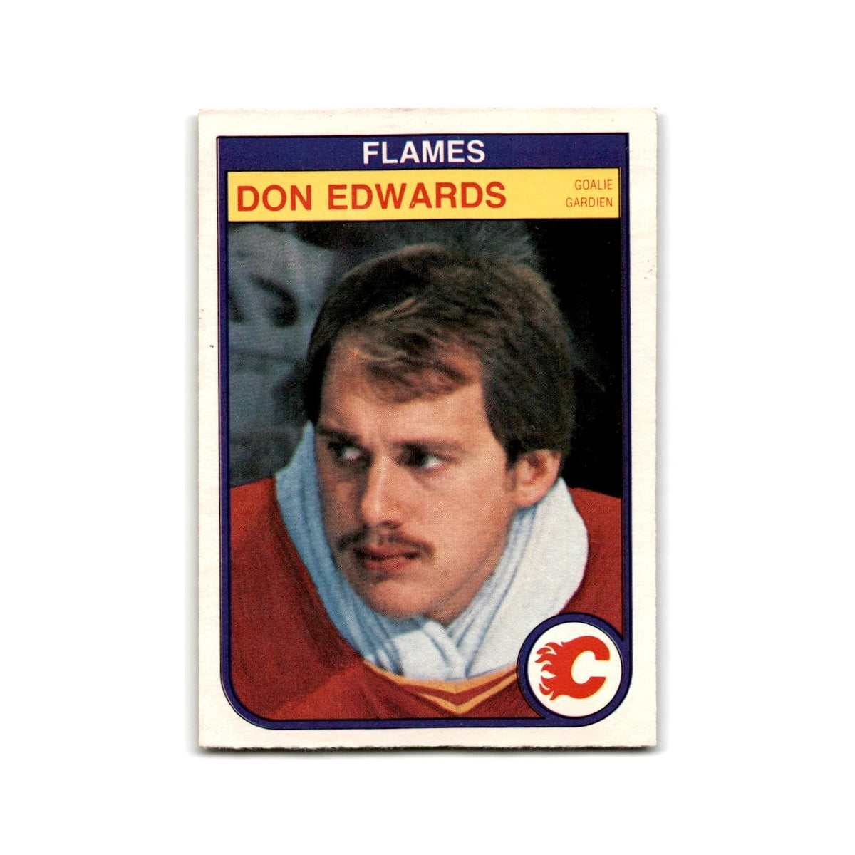 1982 O-Pee-Chee Don Edwards Calgary Flames #46