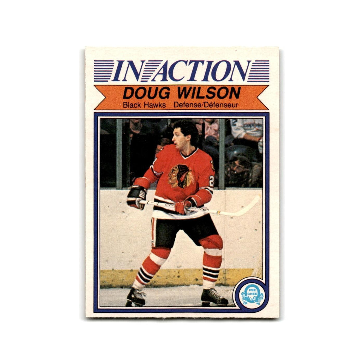1982 O-Pee-Chee Doug Wilson Chicago Blackhawks #78