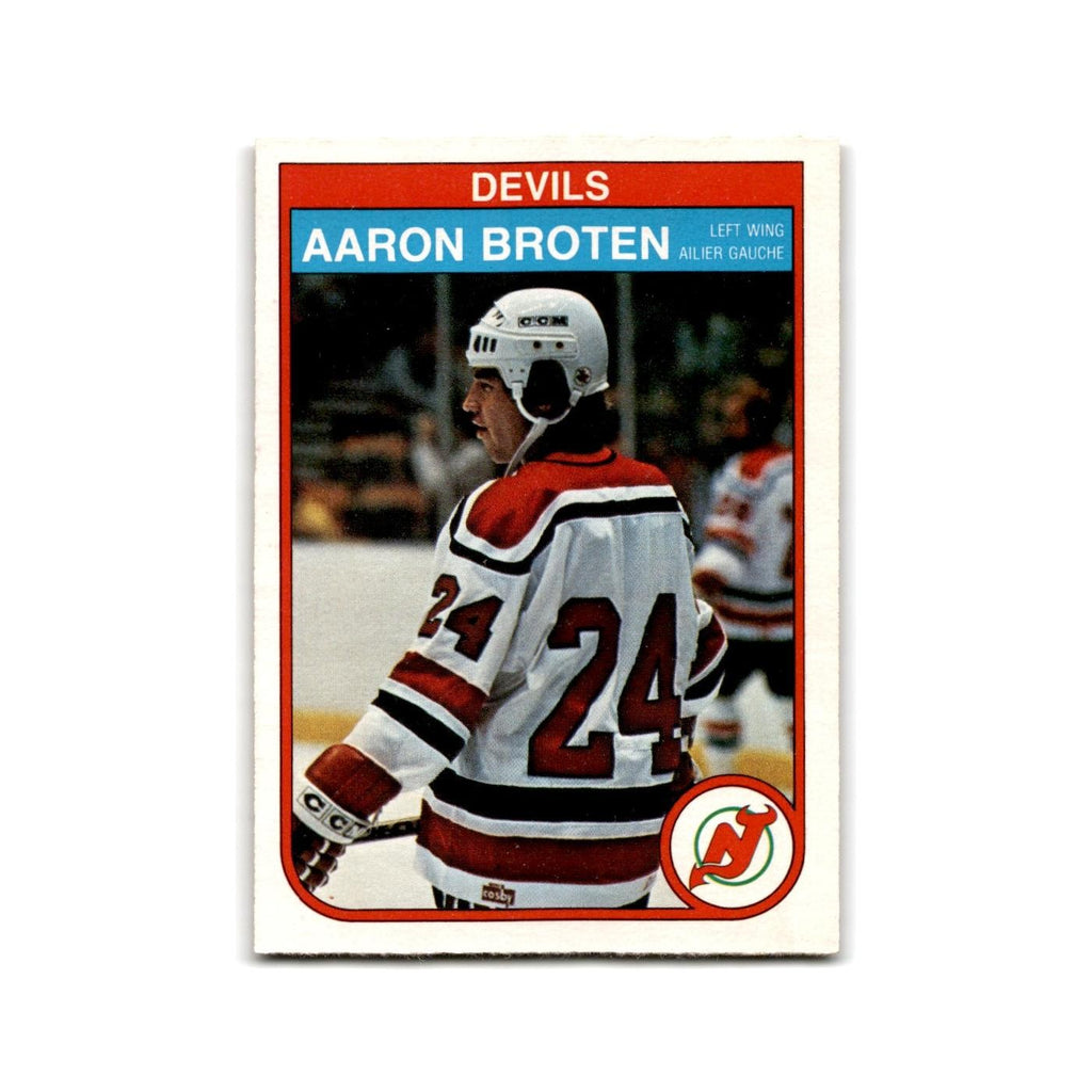 1982 O-Pee-Chee Aaron Broten RC New Jersey Devils #136