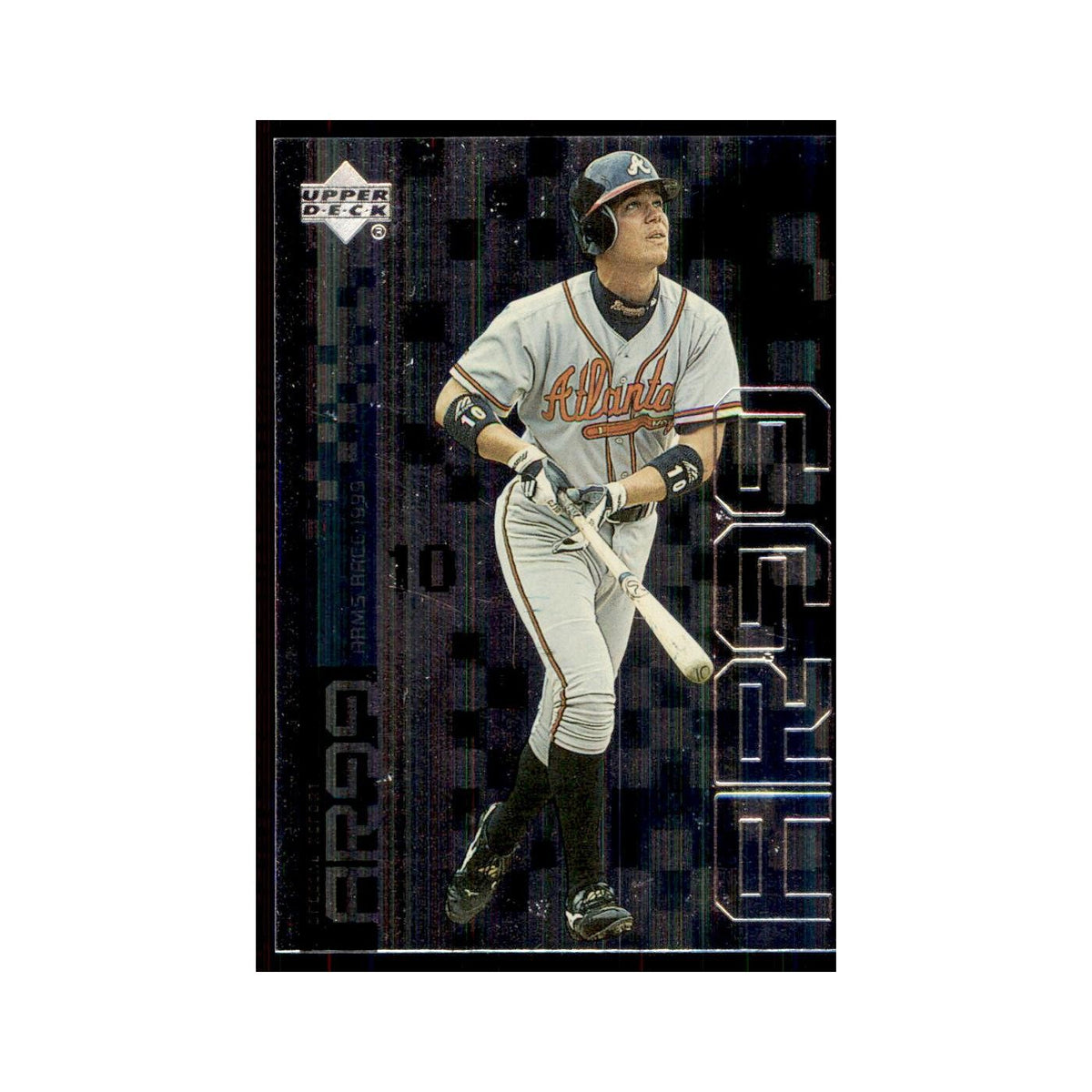 1999 Upper Deck Baseball Card Chipper Jones #523