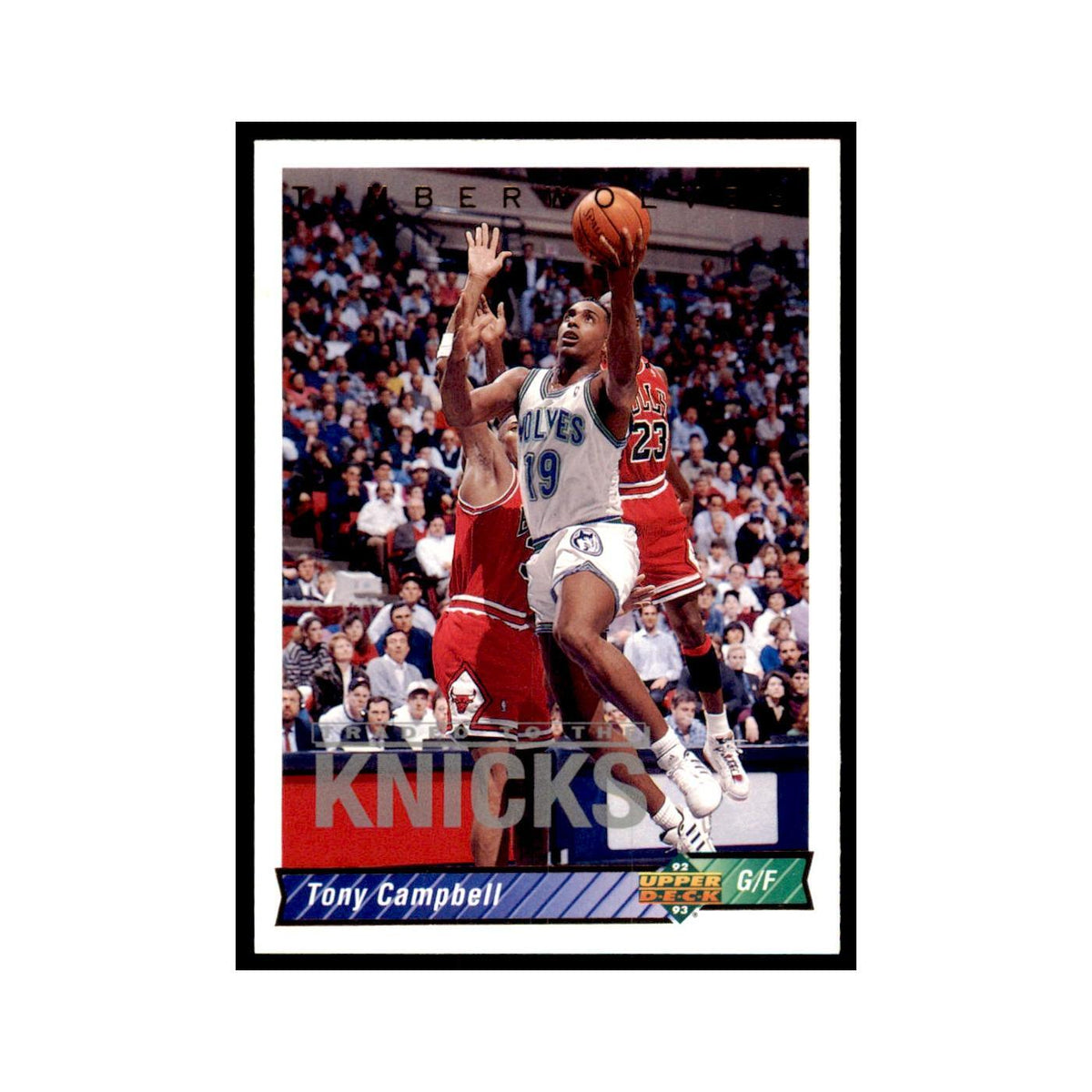 1992 Upper Deck Tony Campbell Basketball Cards #182