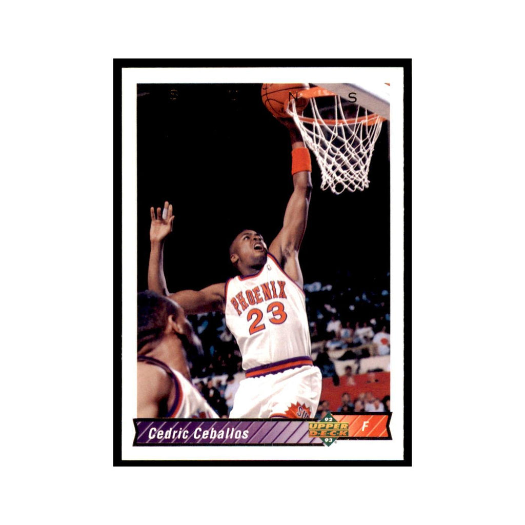 1992 Upper Deck Cedric Ceballos Basketball Cards #214