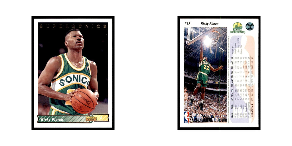 1992 Upper Deck Ricky Pierce Basketball Cards #273