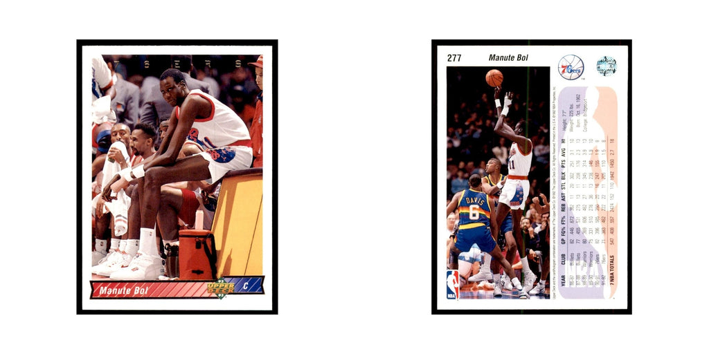 1992 Upper Deck Manute Bol Basketball Cards #277