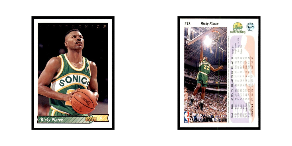 1992 Upper Deck Ricky Pierce Basketball Cards #273