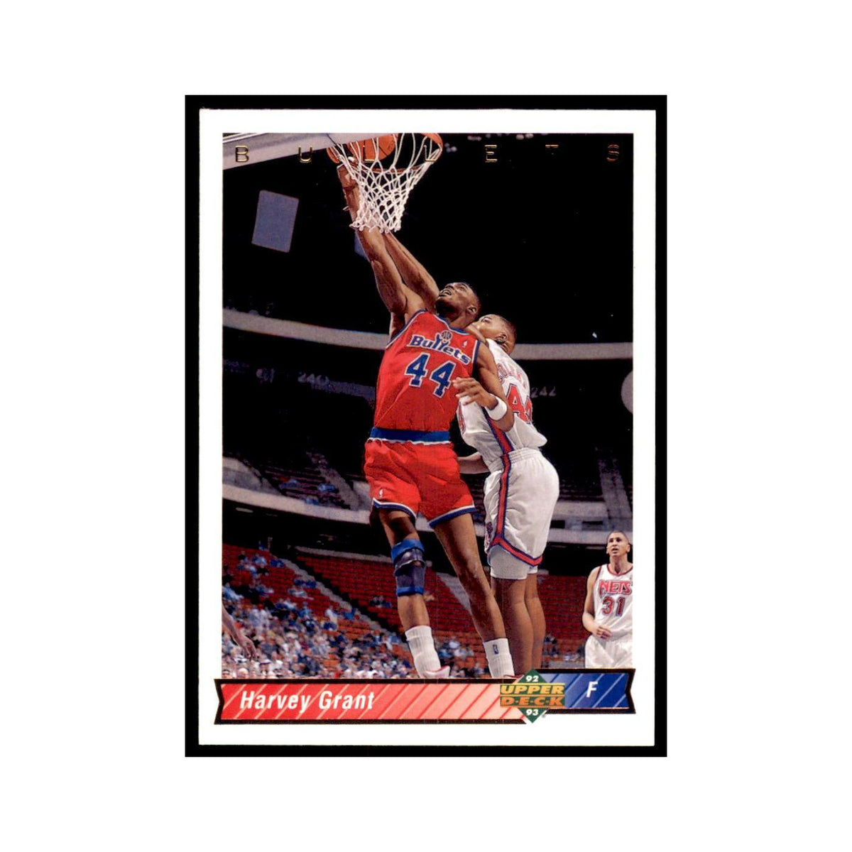 1992 Upper Deck Harvey Grant Basketball Cards #266