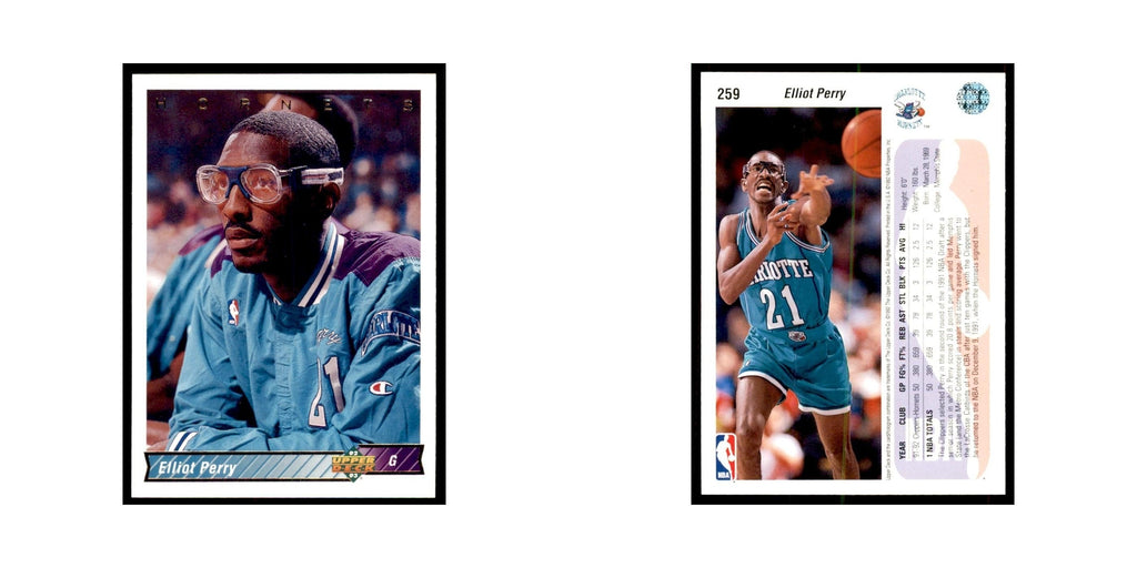 1992 Upper Deck Elliot Perry Basketball Cards #259