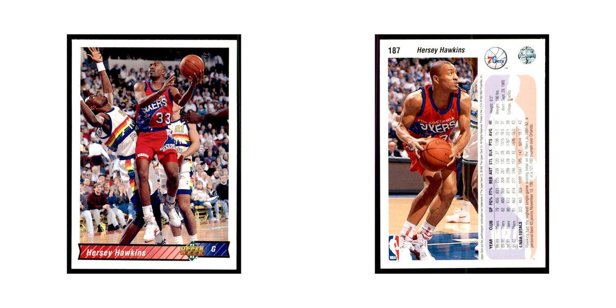 1992 Upper Deck Hersey Hawkins Basketball Cards #187