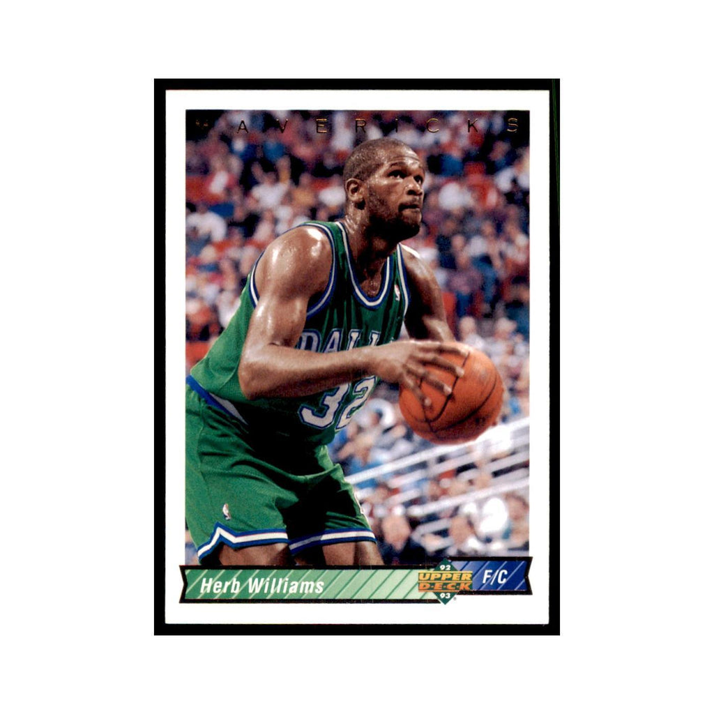 1992 Upper Deck Herb Williams Basketball Cards #213