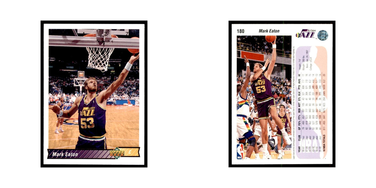 1992 Upper Deck Mark Eaton Basketball Cards #180