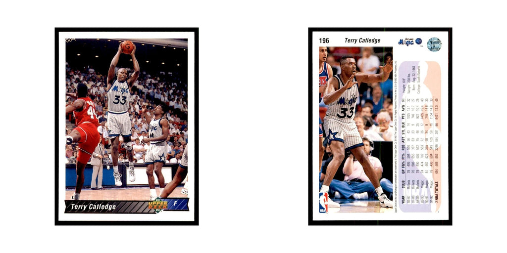 1992 Upper Deck Terry Catledge Basketball Cards #196