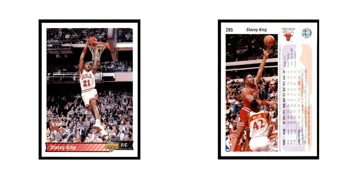 1992 Upper Deck Stacey King Basketball Cards #285