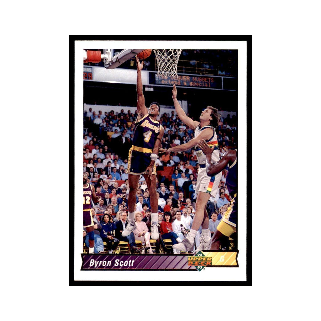 1992 Upper Deck Byron Scott Basketball Cards #197