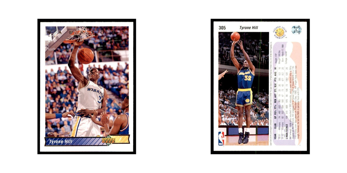 1992 Upper Deck Tyrone Hill Basketball Cards #305