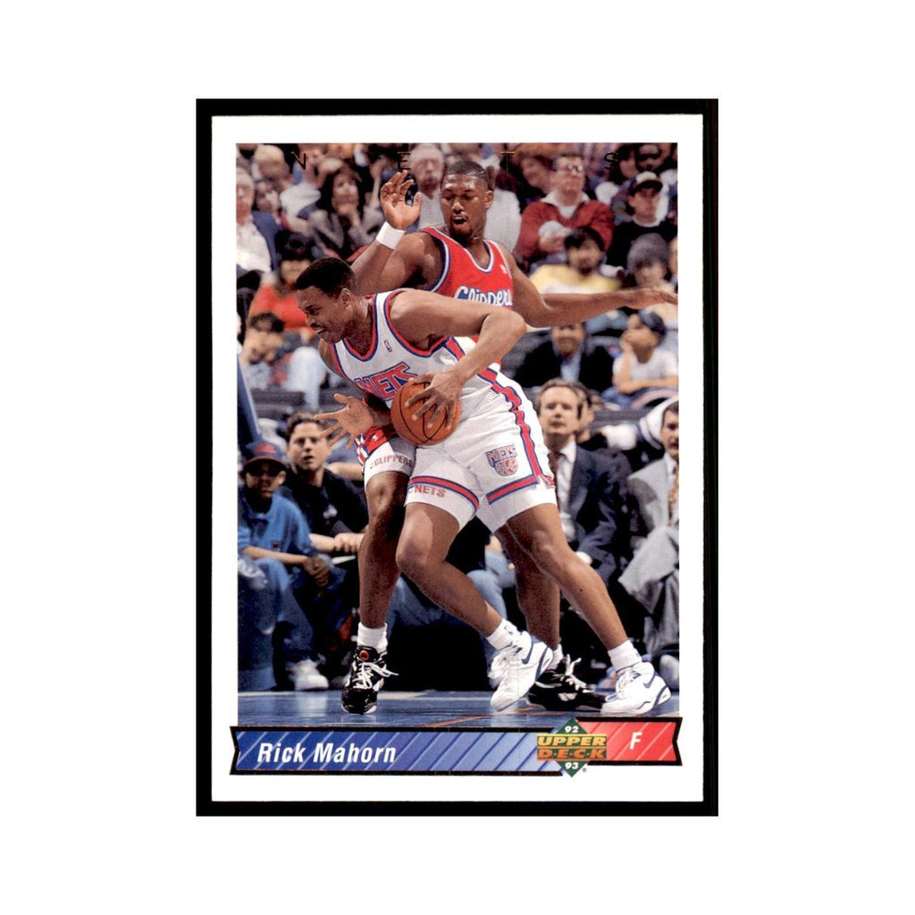 1992 Upper Deck Rick Mahorn Basketball Cards #316
