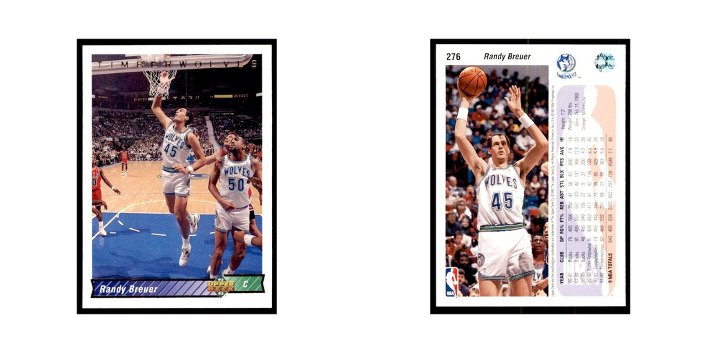1992 Upper Deck Randy Breuer Basketball Cards #276
