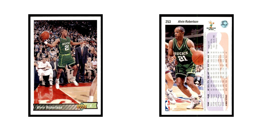 1992 Upper Deck Alvin Robertson Basketball Cards #253
