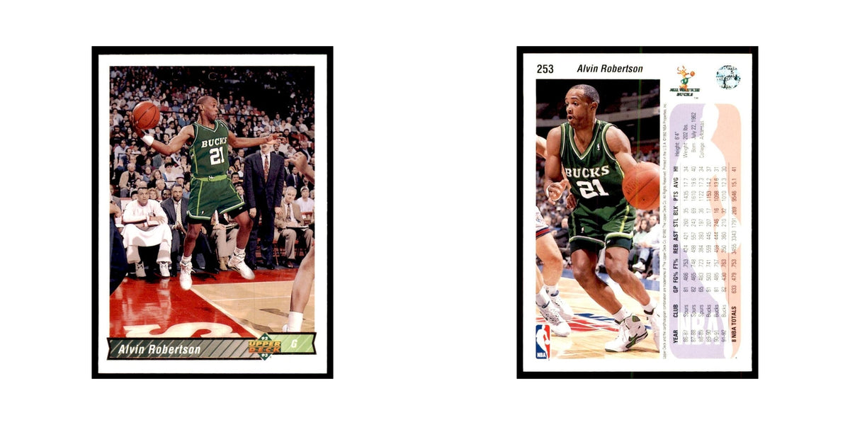 1992 Upper Deck Alvin Robertson Basketball Cards #253