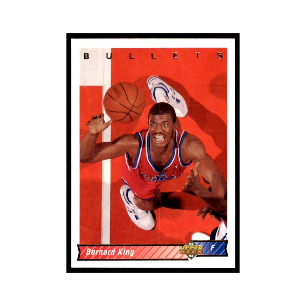 1992 Upper Deck Bernard King Basketball Cards #286