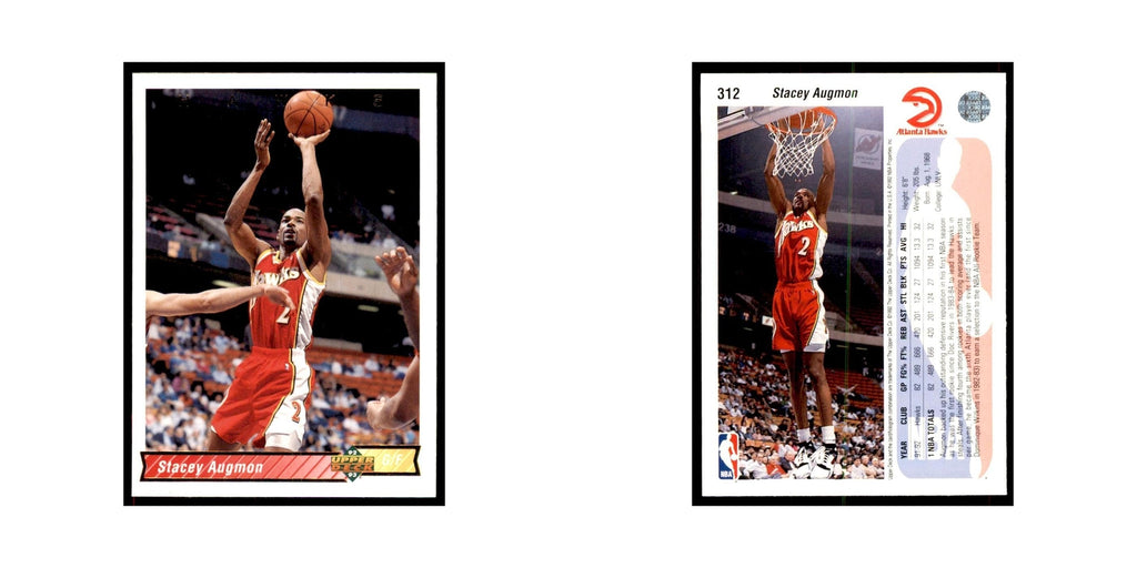 1992 Upper Deck Stacey Augmon Basketball Cards #312
